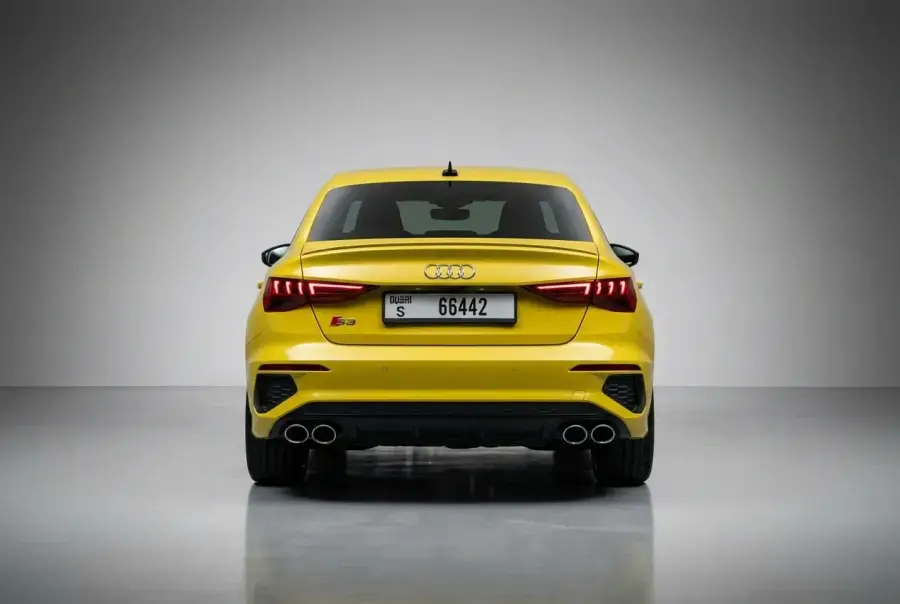 Rent Audi S3 Yellow 2021 in Dubai — photo 3 of 4