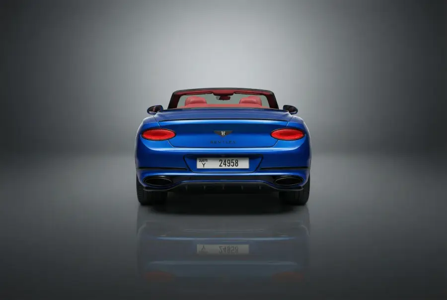 Rent Bentley Continental GTC Blue 2022 in Dubai — photo 5 of 5