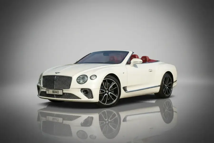 Rent Bentley Continental GTC White 2022 in Dubai — photo 2 of 6