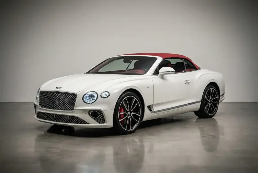 Rent Bentley Continental GTC White 2022 in Dubai — photo 3 of 6