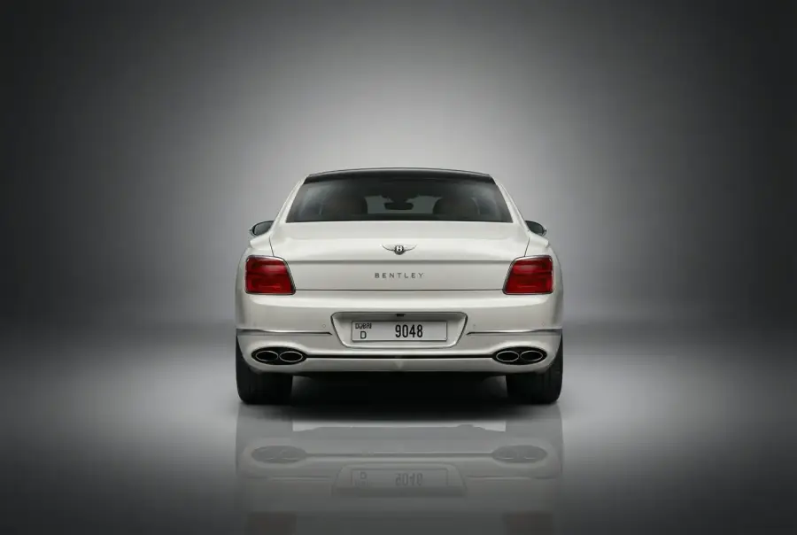Rent Bentley Flying Spur White 2024 in Dubai — photo 3 of 10