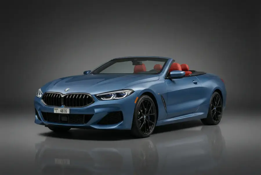 Rent BMW 850i Blue 2019 in Dubai — photo 2 of 6