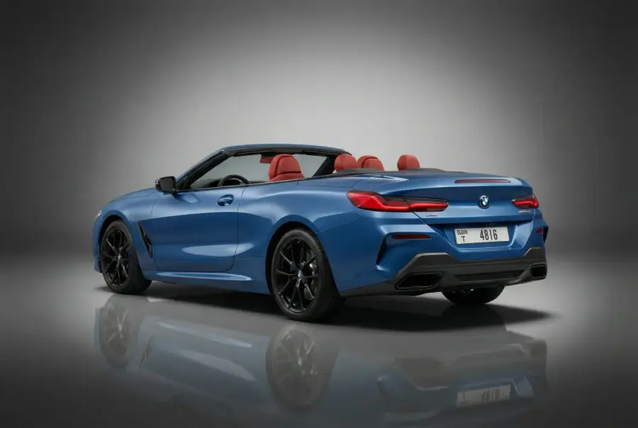 Rent BMW 850i Blue 2019 in Dubai — photo 3 of 6