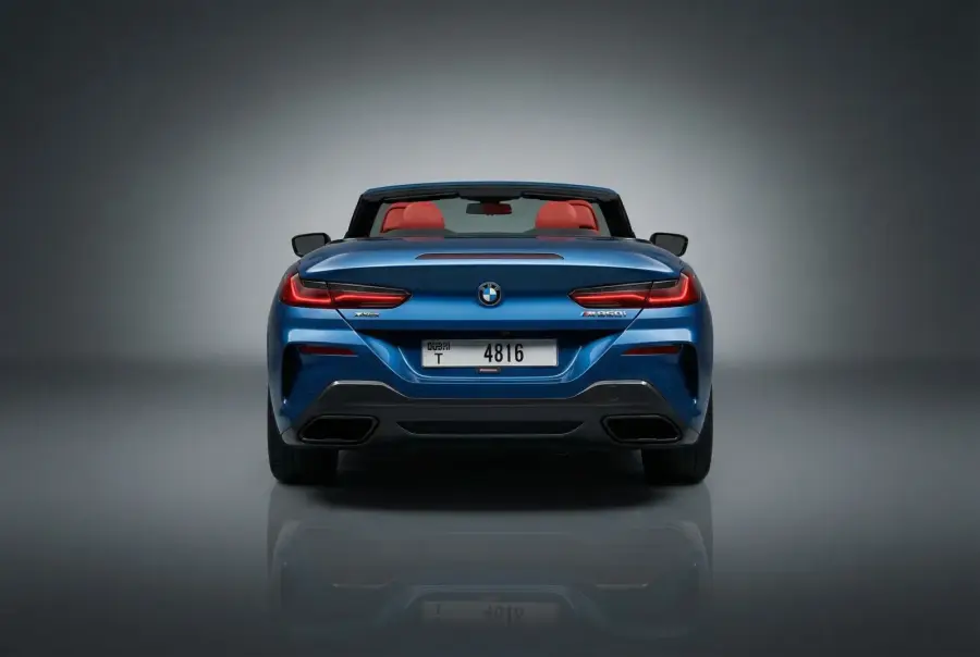 Rent BMW 850i Blue 2019 in Dubai — photo 4 of 6