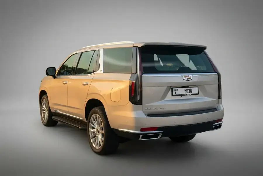 Rent Cadillac Escalade Silver 2021 in Dubai — photo 3 of 6