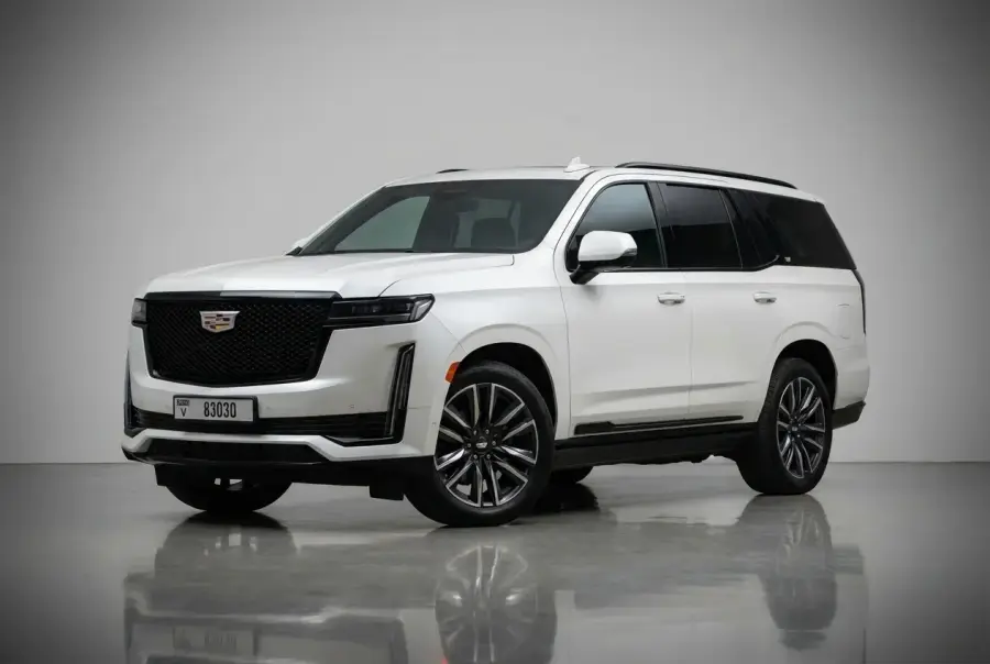 Rent Cadillac Escalade White 2023 in Dubai — photo 2 of 6