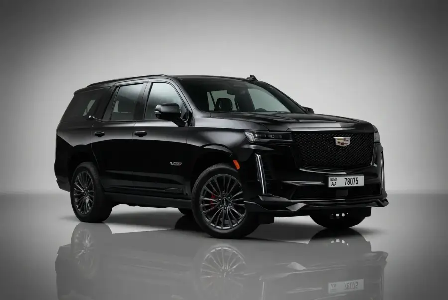 Rent Cadillac Escalade V Black 2023 in Dubai — photo 4 of 5
