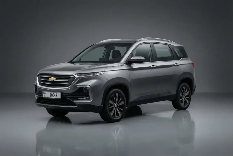 Rent Chevrolet Captiva Grey 2022 in Dubai — photo 2 of 5