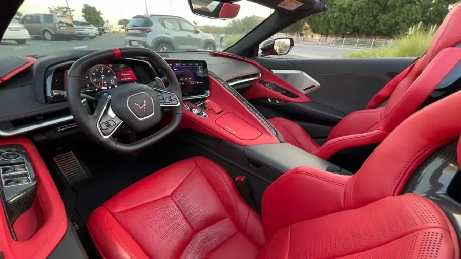 Rent Chevrolet Corvette Red 2023 in Dubai — photo 5 of 5