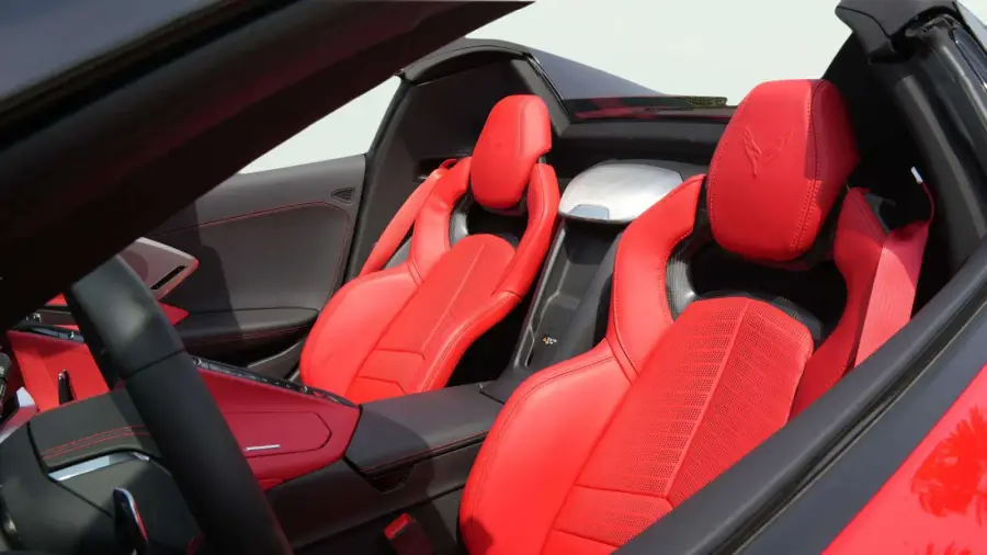 Rent Chevrolet Corvette Red 2025 in Dubai — photo 5 of 6