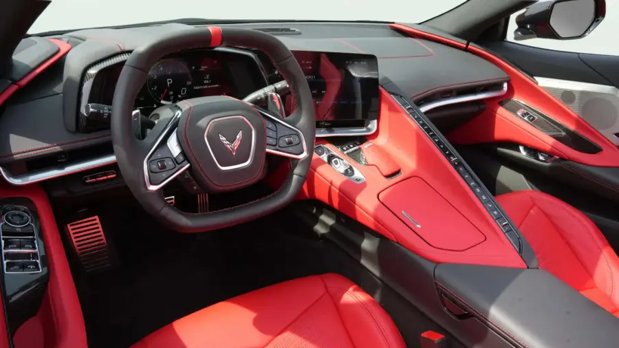 Rent Chevrolet Corvette Red 2025 in Dubai — photo 6 of 6