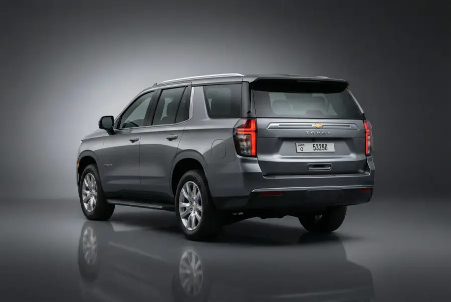 Rent Chevrolet Tahoe Grey 2021 in Dubai — photo 3 of 5