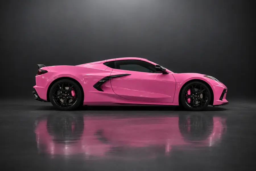Rent Chevrolet Corvette Pink 2023 in Dubai — photo 3 of 11