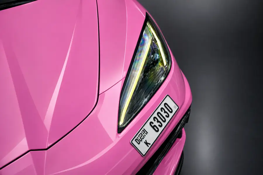 Rent Chevrolet Corvette Pink 2023 in Dubai — photo 5 of 11