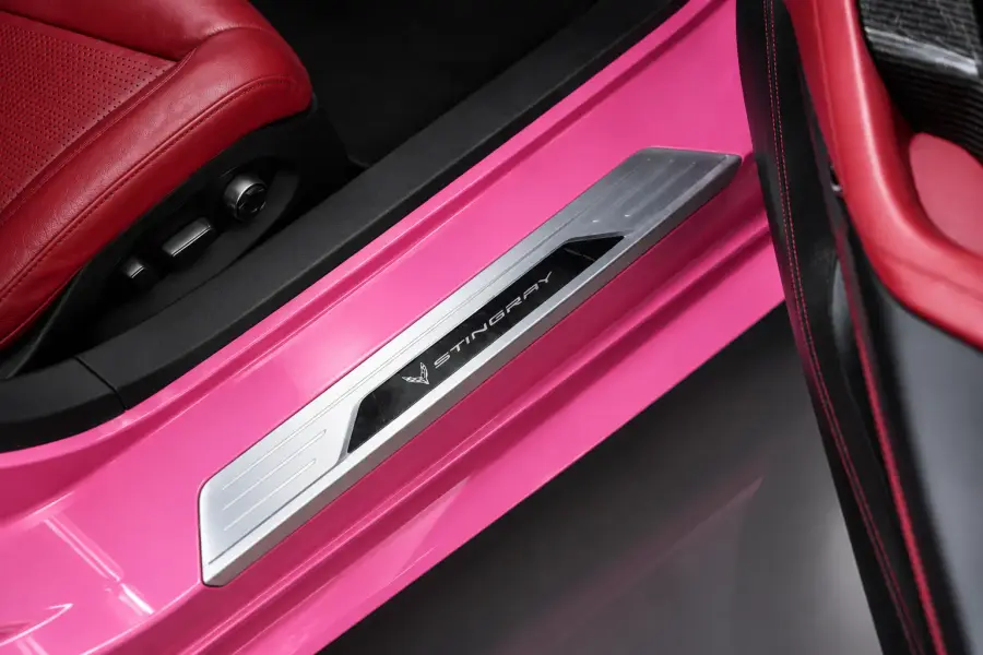 Rent Chevrolet Corvette Pink 2023 in Dubai — photo 8 of 11