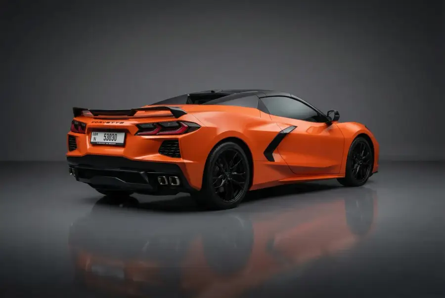 Rent Chevrolet Corvette Orange 2026 in Dubai — photo 3 of 7