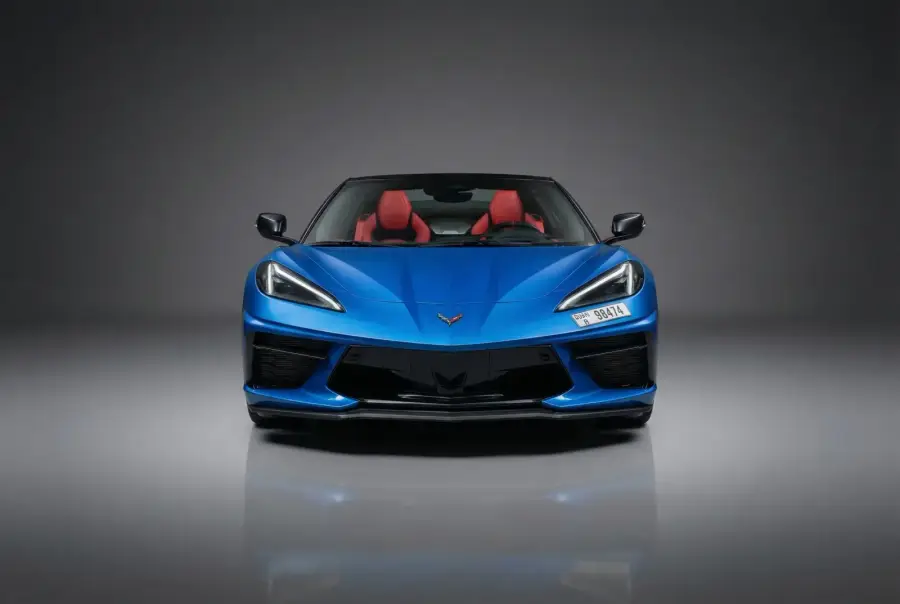 Rent Chevrolet Corvette Blue 2026 in Dubai — photo 1 of 7