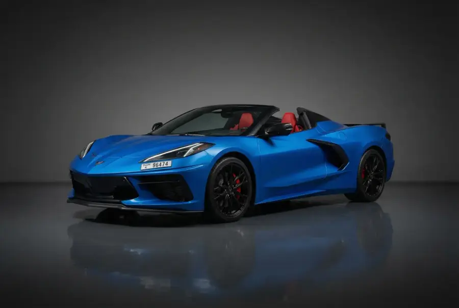 Rent Chevrolet Corvette Blue 2026 in Dubai — photo 3 of 7