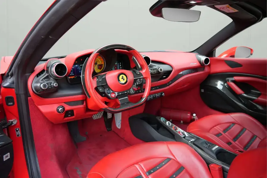 Rent Ferrari F8 Spider Red 2022 in Dubai — photo 4 of 5