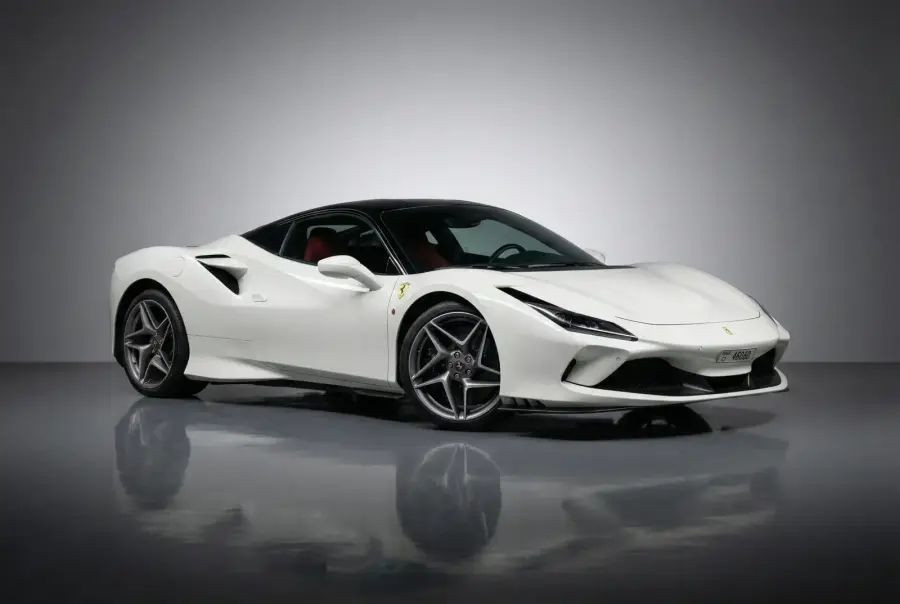 Rent Ferrari F8 Tributo White 2020 in Dubai — photo 2 of 5