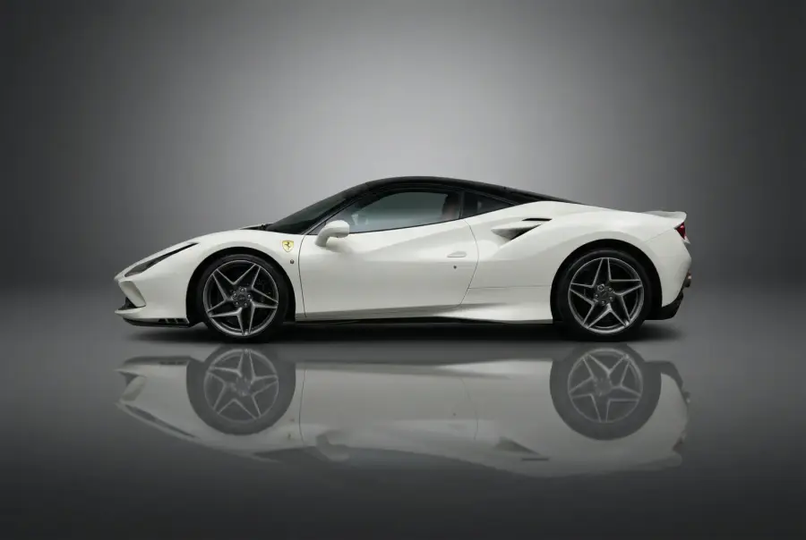 Rent Ferrari F8 Tributo White 2020 in Dubai — photo 4 of 5