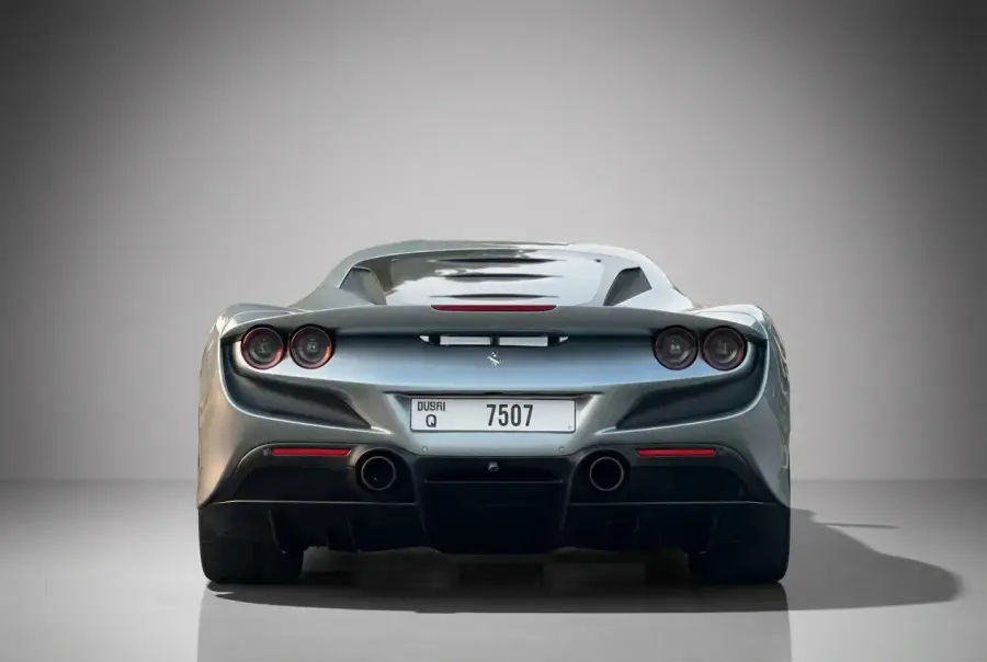 Rent Ferrari F8 Tributo Grey 2022 in Dubai — photo 4 of 6