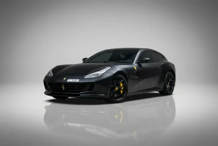 Rent Ferrari GTC4 Lusso Black 2024 in Dubai — photo 2 of 7