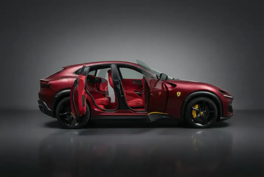 Rent Ferrari Purosangue Red 2025 in Dubai — photo 4 of 9