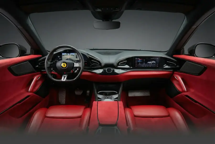 Rent Ferrari Purosangue Red 2025 in Dubai — photo 8 of 9