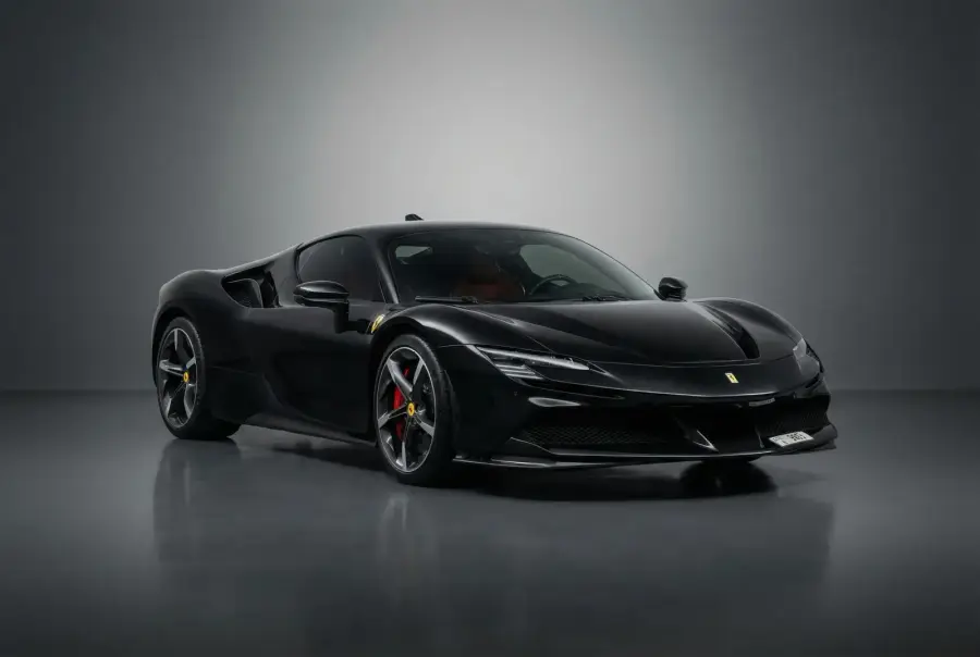 Rent Ferrari SF90 Stradale Black 2021 in Dubai — photo 2 of 6