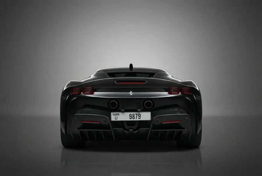 Rent Ferrari SF90 Stradale Black 2021 in Dubai — photo 4 of 6
