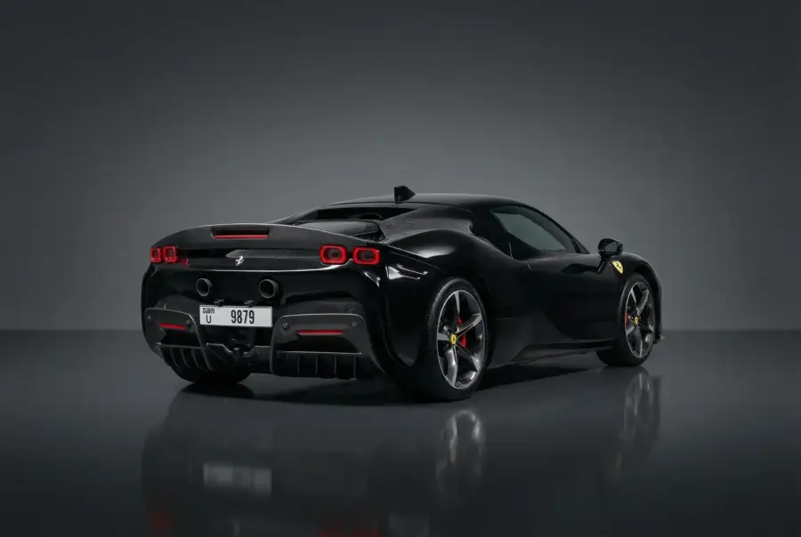 Rent Ferrari SF90 Stradale Black 2021 in Dubai — photo 5 of 6