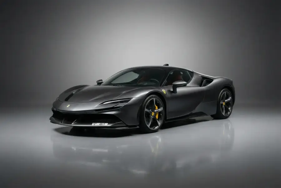 Rent Ferrari SF90 Stradale Grey 2021 in Dubai — photo 2 of 5