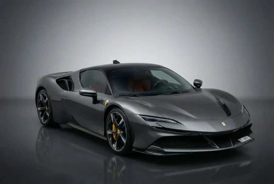 Rent Ferrari SF90 Stradale Grey 2021 in Dubai — photo 3 of 5