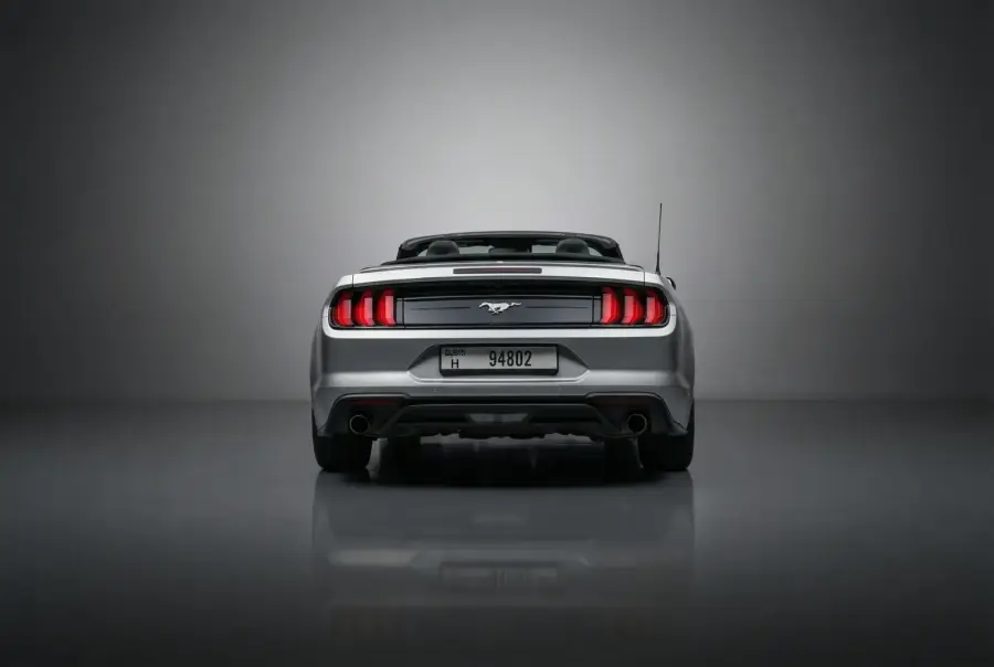 Rent Ford Mustang Silver 2023 in Dubai — photo 4 of 4