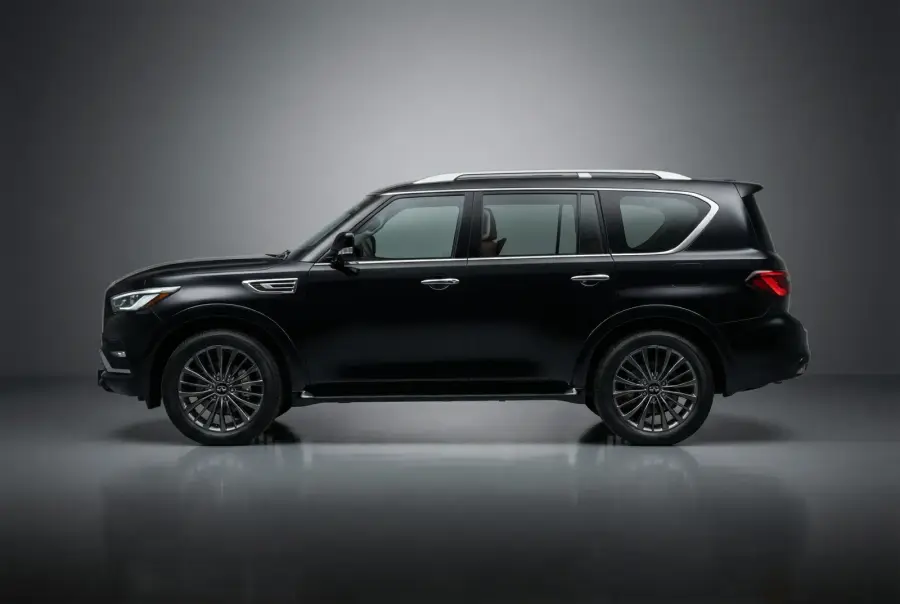 Rent Infiniti QX80 Black 2024 in Dubai — photo 2 of 5