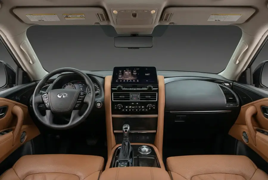 Rent Infiniti QX80 Black 2024 in Dubai — photo 4 of 5