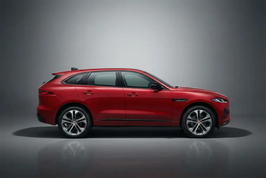 Rent Jaguar F-PACE Red 2025 in Dubai — photo 3 of 7