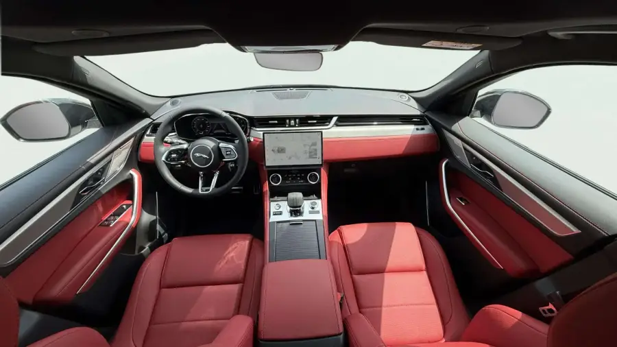 Rent Jaguar F-PACE Red 2025 in Dubai — photo 5 of 7
