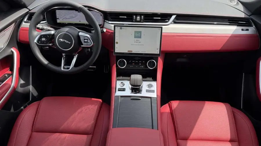 Rent Jaguar F-PACE Red 2025 in Dubai — photo 7 of 7
