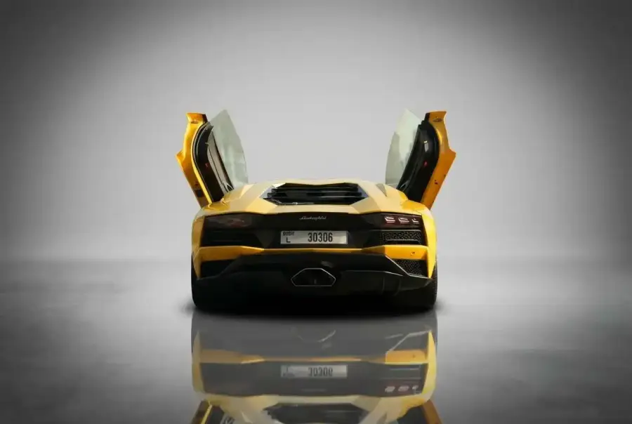 Rent Lamborghini Aventador S Yellow 2021 in Dubai — photo 4 of 5
