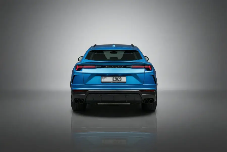 เช่ารถ Lamborghini Urus สีน้ำเงิน 2022 ในดูไบ — รูปที่ 5 จาก 5