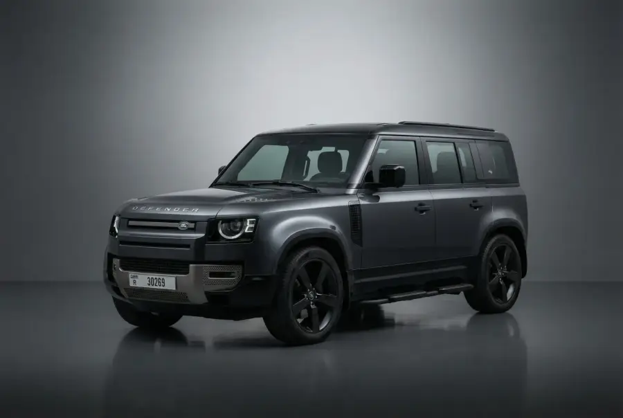 Rent Land Rover Defender Grey 2025 in Dubai — photo 2 of 4