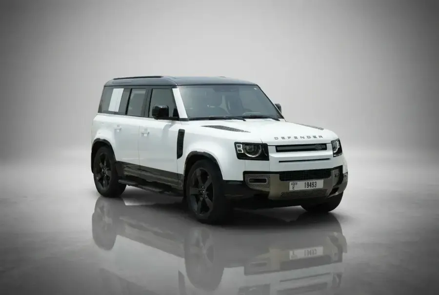 Rent Land Rover Defender White 2025 in Dubai — photo 3 of 8