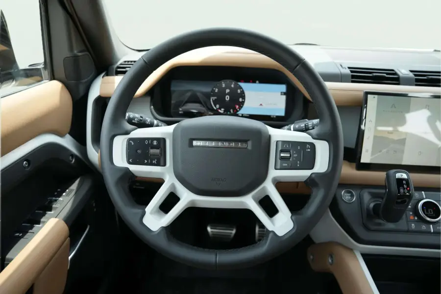 Rent Land Rover Defender White 2025 in Dubai — photo 7 of 8