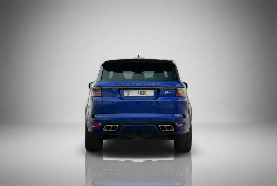 Rent Range Rover Sport SVR Blue 2022 in Dubai — photo 5 of 8