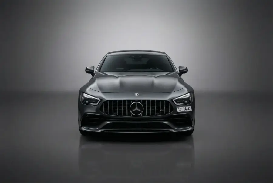 Rent Mercedes-Benz AMG GT 63 Grey 2022 in Dubai — photo 1 of 4