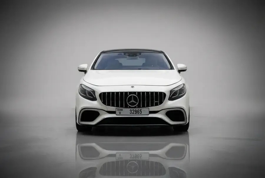 Rent Mercedes-Benz AMG S63 White 2023 in Dubai — photo 2 of 5