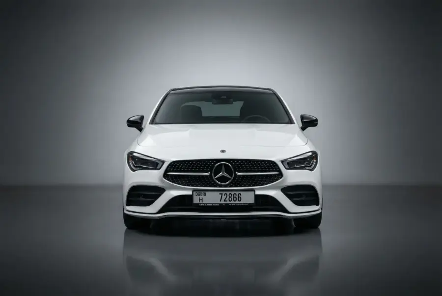 Rent Mercedes-Benz CLA 200 White 2023 in Dubai — photo 1 of 6
