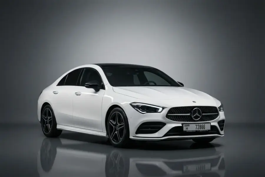 Rent Mercedes-Benz CLA 200 White 2023 in Dubai — photo 3 of 6